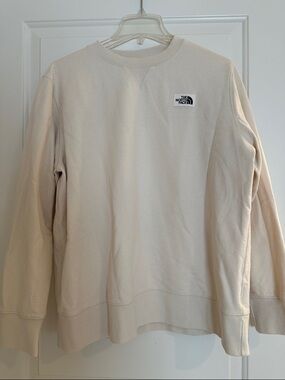 The North Face Crewneck Sweatshirt in Soft Cream